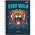 Caderno Espiral 1/4 Capa Dura CLIFF Masculino 80 Folhas Pacote com 5 - Imagem 2