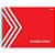 Caderno Desenho UNIV Capa Dura Vermelho 60F PCT com 05 - Imagem 1