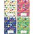 Caderno Caligrafia Capa Dura Decorado 96 Folhas Universitário Brochura Vertical - Pacote com 5 Unidades - Imagem 1