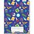 Caderno Caligrafia Capa Dura Decorado 96 Folhas Universitário Brochura Vertical - Pacote com 5 Unidades - Imagem 6