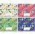 Caderno Caligrafia Capa Dura Decorado 48 Folhas 1/4 Brochura Horizontal - Pacote com 5 - Tamoio - Imagem 1