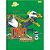 Caderno Brochurão Capa Dura Jurassic WORLD 80FLS PCT com 05 - Imagem 2
