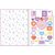 Caderno Brochurão Capa Dura HAPPY 80 Folhas Gofrado Pacote com 05 - Imagem 2