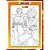 Caderno Brochurão Capa Dura Dragon BALL 80F PCT com 05 - Imagem 4