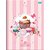 Caderno Brochurão Capa Dura Cupcake 80FLS PCT com 05 - Imagem 5