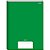 Caderno Brochura 1/4 Capa Dura STIFF 48 Folhas Verde Pacote com 10 - Imagem 1