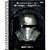 Caderno Brochura 1/4 Capa Dura STAR WARS Mandalorian 80FLS PCT com 05 - Imagem 5