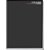 Caderno Brochura 1/4 Capa Dura Liso Preto 48 Folhas PCT com 05 - Imagem 1