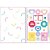 Caderno Brochura 1/4 Capa Dura HAPPY 80FLS Gofrado PCT com 05 - Imagem 3
