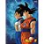 Caderno Brochura 1/4 Capa Dura Dragon BALL 80F PCT com 05 - Imagem 2