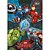 Caderno Brochura 1/4 Capa Dura Avengers 80 Folhas - Pacote com 5 - Imagem 2