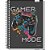 Caderno 20X1 Capa Dura Game OVER 320 Folhas - Imagem 4