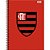 Caderno 15X1 Capa Dura Flamengo 240 Folhas - Pacote com 2 Unidades - Imagem 4