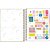 Caderno 10X1 Capa Dura Colegial HAPPY PP Verde 160FL PCT com 04 - Imagem 4
