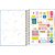 Caderno 10X1 Capa Dura Colegial HAPPY PP Azul 160 Folhas - Pacote com 04 - Imagem 4