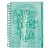 Caderno 10X1 Capa Dura Colegial Breeze VERDE160FCOM Malote - Imagem 1