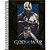 Caderno Espiral 10X1 Capa Dura GOD OF WAR 160 Folhas Pacote com 04 Unidades - Imagem 3