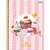 Caderno 10X1 Capa Dura Cupcake 160FLS PCT com 04 - Imagem 3