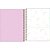 Caderno 01X1 Capa Dura Colegial HAPPY PP Rosa 80FLS PCT com 05 - Imagem 5