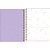 Caderno 01X1 Capa Dura Colegial HAPPY PP Lilás 80FLS PCT com 05 - Imagem 3