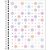 Caderno 1X1 Capa Dura Colegial HAPPY 80 Folhas Gofrado Pacotye com /05 - Imagem 1