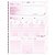 Caderno 01X1 Capa Dura Rosa Rose 80F PCT com 04 - Imagem 6