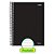 Caderno 1X1 Capa Dura Preto 96 Folhas Pacote com 4 - Imagem 2