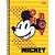 Caderno 01X1 Capa Dura Mickey 80 FLS PCT com 04 - Imagem 2