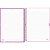 Caderno 01X1 Capa Dura Love PINK 80 Folhas Pacote com 4 - Imagem 3