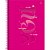 Caderno 01X1 Capa Dura Love PINK 80 Folhas Pacote com 4 - Imagem 8