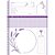 Caderno 01X1 Capa Dura Lavender 80F PCT com 04 - Imagem 4