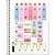 Caderno 1X1 Capa Dura HUG ME 80 Folhas Pacote com 4 - Imagem 4