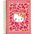 Caderno 01X1 Capa Dura Hello KITTY 80FLS PCT com 04 - Imagem 5