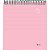Caderno 1X1 Capa Dura FLIP Rosa Pastel Vertical – 80 Folhas, Pacote com 4 Unidades - Imagem 2
