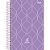 Caderneta Espiral Capa Dura Lavender 80F PCT com 10 - Imagem 2