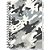 Caderneta Espiral Capa Dura Decorada 1/8 64 Folhas Pacote com 05 - Imagem 3