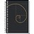 Caderneta Espiral Capa Dura Decorada 1/8 64 Folhas Pacote com 05 - Imagem 9