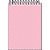Caderneta Apontamento 1/16 Rosa Capa Dura Espiral 64 Folhas - Pacote com 10 - Imagem 2