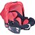 Cadeira de Segurança para Carro Bebê Conforto PRETO/VERMELHO - ATÉ 13KG - Imagem 2
