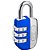 Cadeado com Segredo Life Colors 20MM Azul - Imagem 3