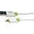 Cabo USB FLAT Lightning 8 Pinos 3.0 1M Branco - Imagem 1