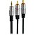 Cabo de áudio P2 + 2 RCA Nickel FITZ 2 Metros - Imagem 4