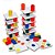 Brinquedo Pedagógico Torre Inteligente de Madeira - 18 Placas e 63 Peças - Imagem 2