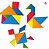 Brinquedo Pedagógico Madeira Tangram 14 Peças 65 Figurinhas - Imagem 3