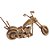 Brinquedo Pedagógico Madeira Moto Chopper 3D - 86 Peças - Imagem 3