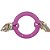 Brinquedo para PET ANEL Maciço com Corda Rosa G - Imagem 2