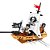 Brinquedo para Montar Piratas Navio Batalha -100 Peças - Imagem 2