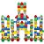 Brinquedo de Montar Castelinho 128 Peças com 55 Adesivos - Imagem 3