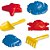 Brinquedo para Montar Cadeirinha TOY Tubarões Praia com 6 Peças - Imagem 3