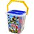 Brinquedo para Montar Balde Brinca Blocos 90 Peças - Imagem 1